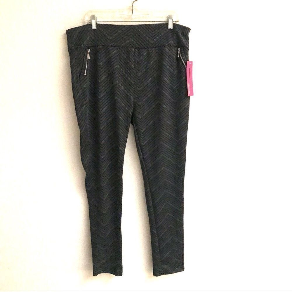 ‎NWT ShoSho chevron print long leggings 3X
